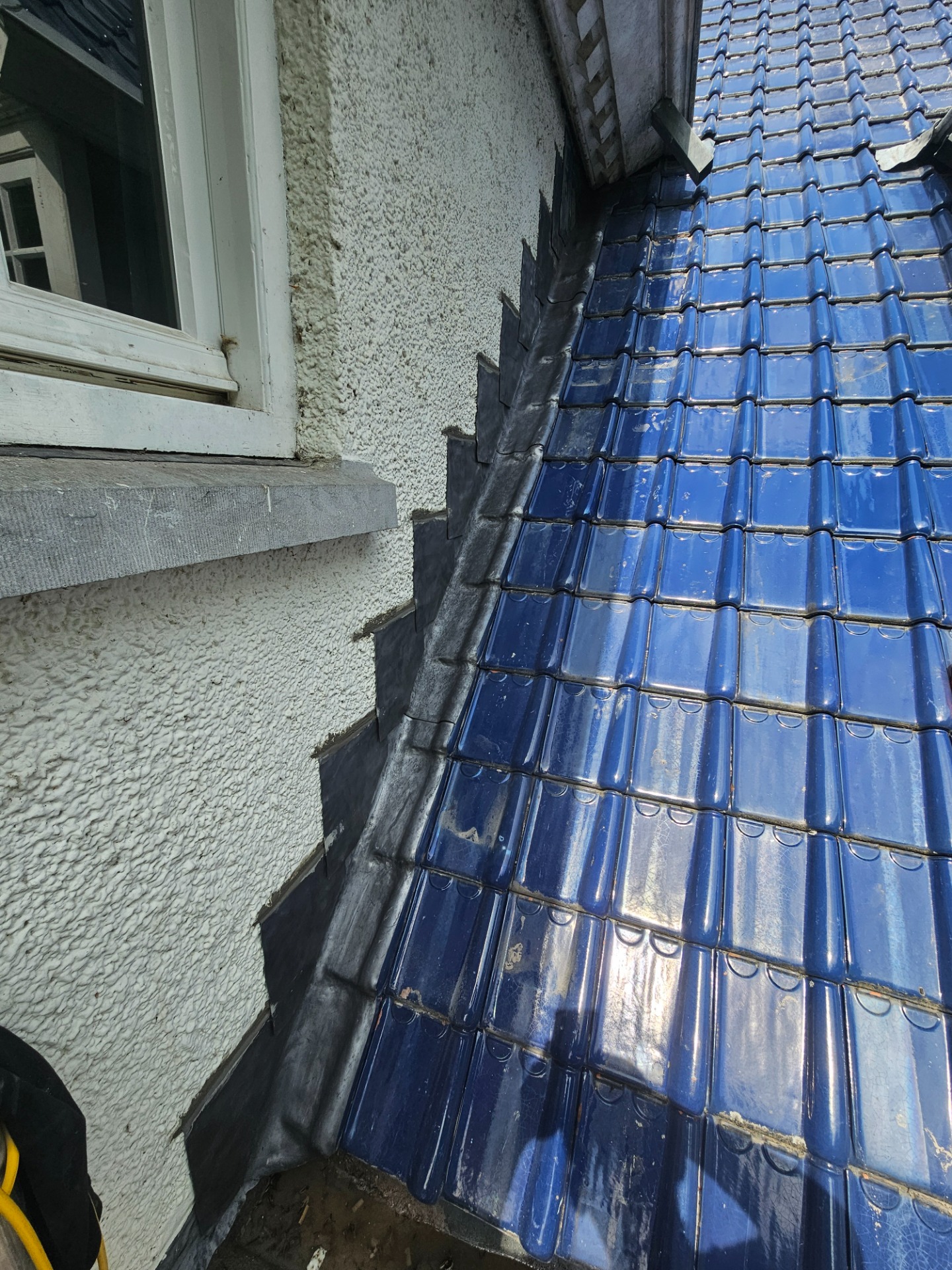 Nieuw lood  aangebracht